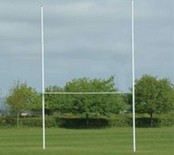 Powder Painted Hinged Aluminium Rugby Goal Posts (from)