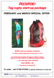 *** SPECIAL OFFER *** Predator! Tag Rugby Start-up Pack
